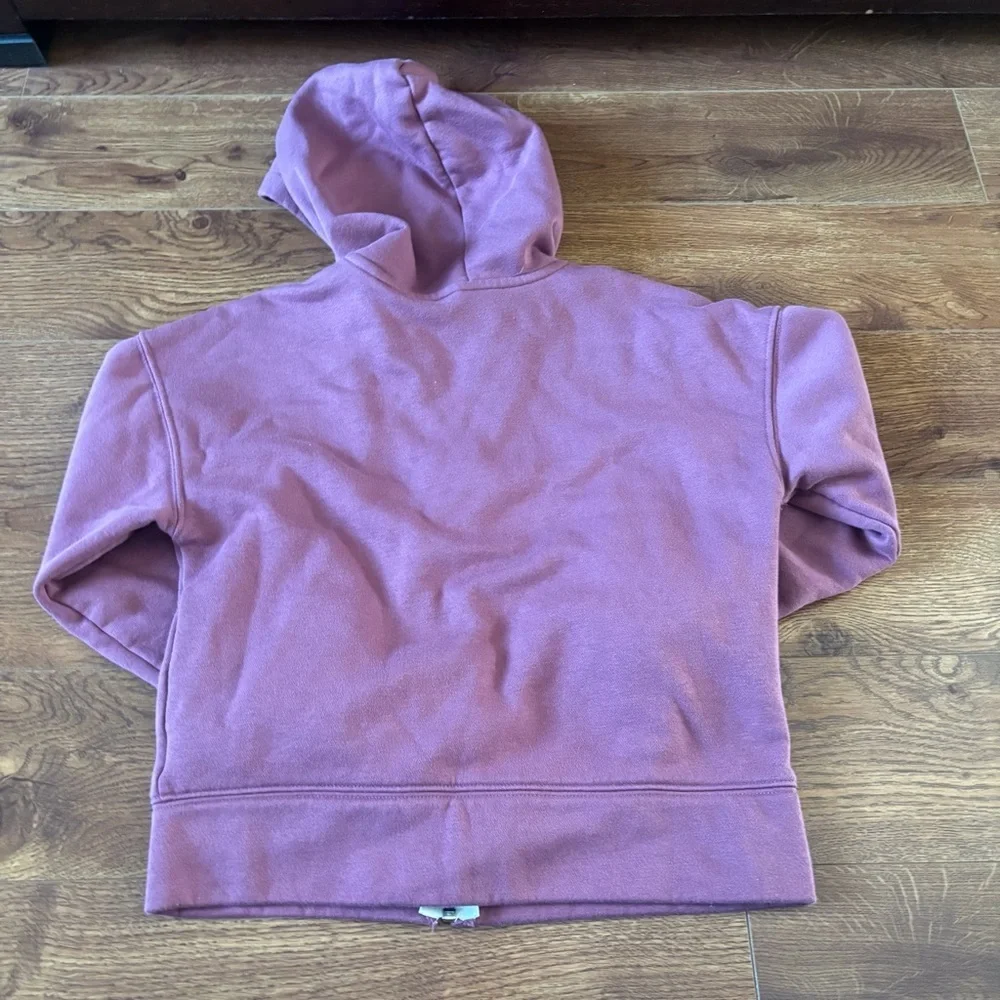 Old Navy Girls' Pink Zip-Up Hoodie in size M